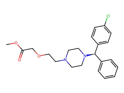 Cetirizine methyl ester structure