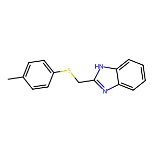 1H-1,3-benzimidazol-2-ylmethyl 4-methylphenyl sulfide structure