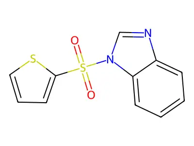 1-Thiophen-2-ylsulfonylbenzimidazole structure