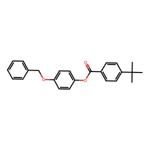 (4-Phenylmethoxyphenyl) 4-tert-butylbenzoate structure