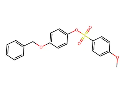 4-(Benzyloxy)phenyl 4-methoxybenzenesulfonate structure