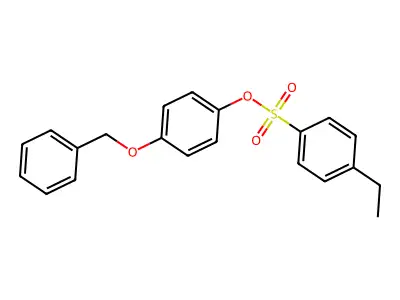 4-(Benzyloxy)phenyl 4-ethylbenzenesulfonate structure