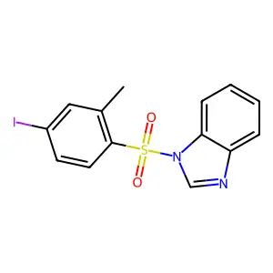 1-(4-Iodo-2-methyl-benzenesulfonyl)-1H-benzoimidazole structure