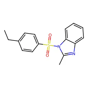 1-[(4-Ethylphenyl)sulfonyl]-2-methyl-1H-benzimidazole structure
