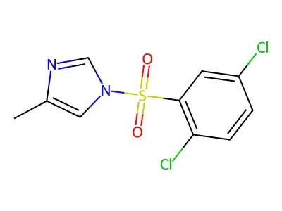 1(2,5-Dichloro-benzenesulfonyl)-4-methyl-1H-imidazole structure
