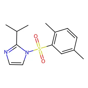 1-(2,5-Dimethylphenyl)sulfonyl-2-propan-2-ylimidazole structure