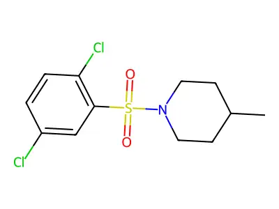 1-[(2,5-Dichlorophenyl)sulfonyl]-4-methylpiperidine structure