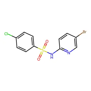 N-(5-溴吡啶-2-基)-4-氯苯磺酰胺 structure