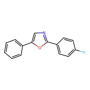 2-(4-Fluorophenyl)-5-phenyloxazole structure
