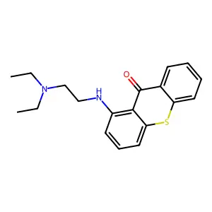 1-((2-(Diethylamino)ethyl)amino)-9H-thioxanthen-9-one structure