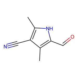 5-Formyl-2,4-dimethyl-1H-pyrrole-3-carbonitrile structure