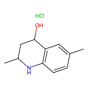 4-Quinolinol, 1,2,3,4-tetrahydro-2,6-dimethyl-, hydrochloride structure