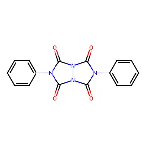 N,N'-Diphenyl-hydrazinetetracarboxylic 1,2:1,2-diimide structure