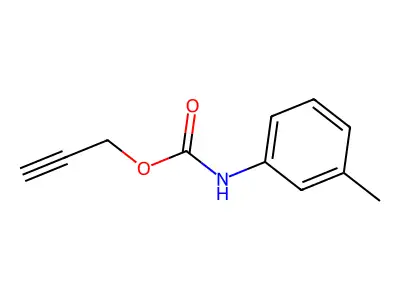 prop-2-ynyl N-(3-methylphenyl)carbamate structure