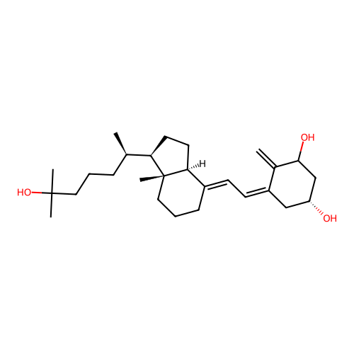 1,25-Dihydroxyvitamin D3 structure
