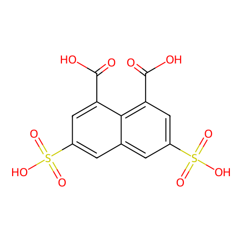 3,6-Disulfonaphthalene-1,8-dicarboxylic acid structure