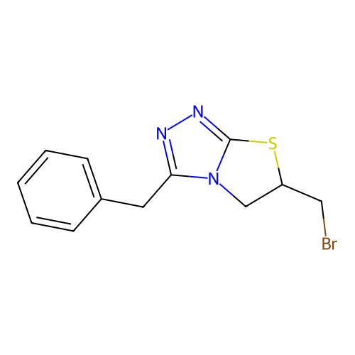 3-Benzyl-6-bromomethyl-5,6-dihydro-thiazolo[2,3-c][1,2,4]triazole structure