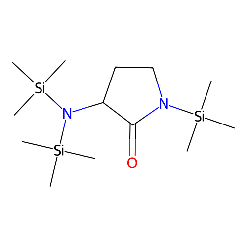 2-Pyrrolidinone, 3-[bis(trimethylsilyl)amino]-1-(trimethylsilyl)- structure