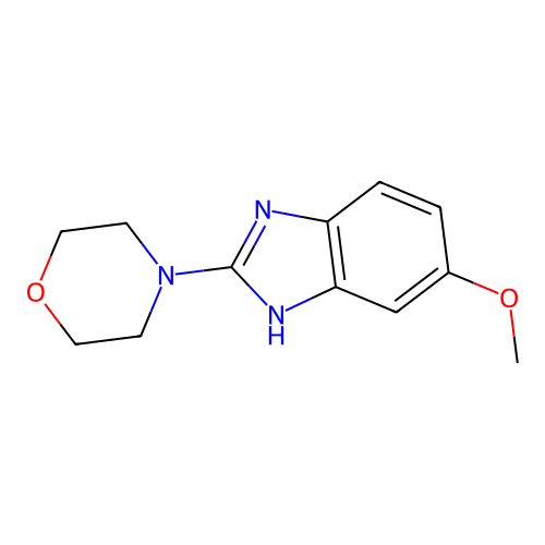 5-methoxy-2-(morpholin-4-yl)-1H-benzimidazole structure