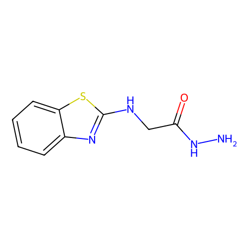 2-(1,3-Benzothiazol-2-ylamino)acetohydrazide structure
