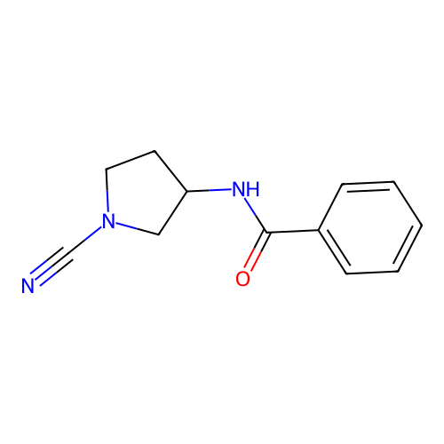 N-(1-Cyano-pyrrolidin-3-yl)-benzamide structure