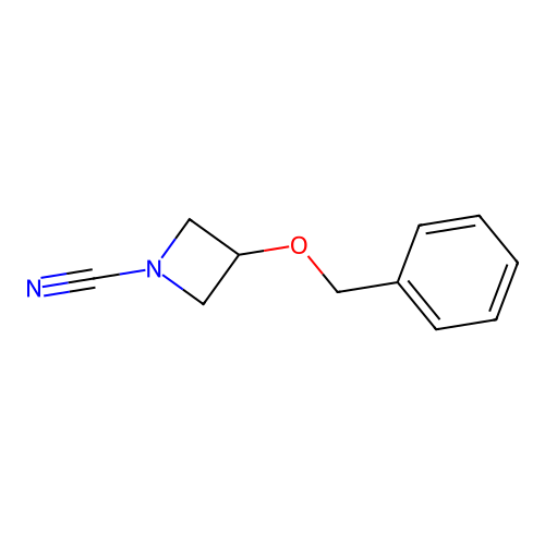 3-(Benzyloxy)azetidine-1-carbonitrile structure