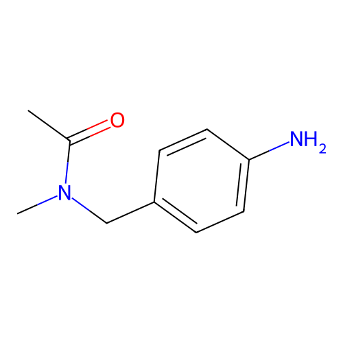 N-(4-Amino-benzyl)-N-methyl-acetamide structure
