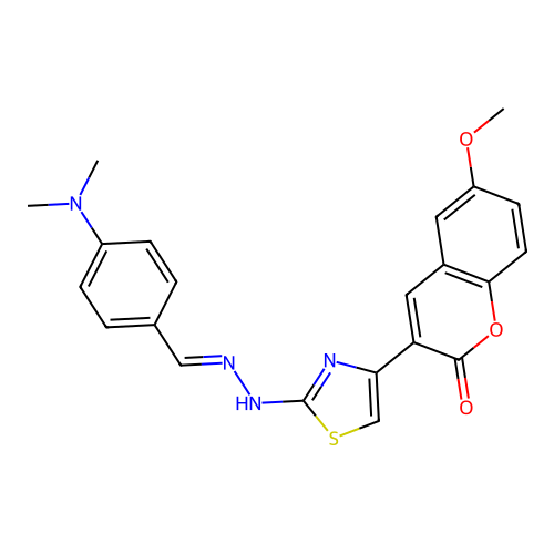 C22H20N4O3S structure