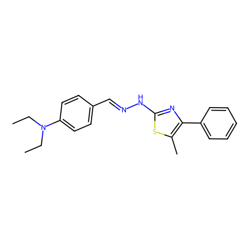 C21H24N4S structure