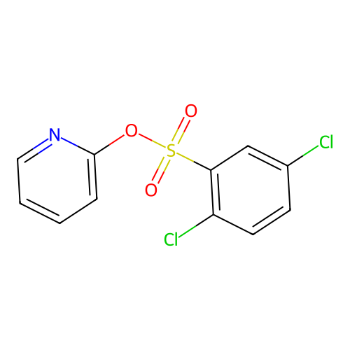 2-Pyridinyl 2,5-dichlorobenzenesulfonate structure
