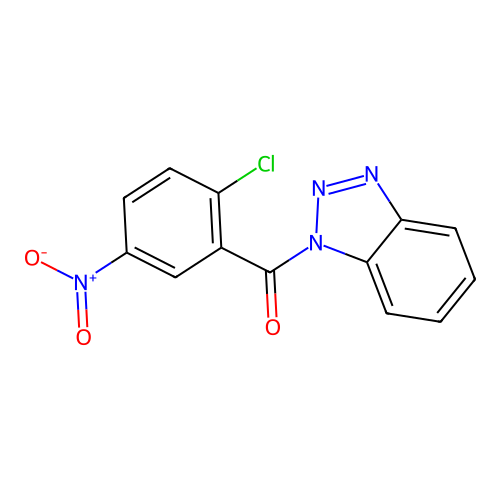 1-(2-Chloro-5-nitrobenzoyl)-1H-1,2,3-benzotriazole structure