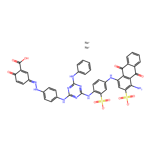 C42H30N10O11S2.2Na structure