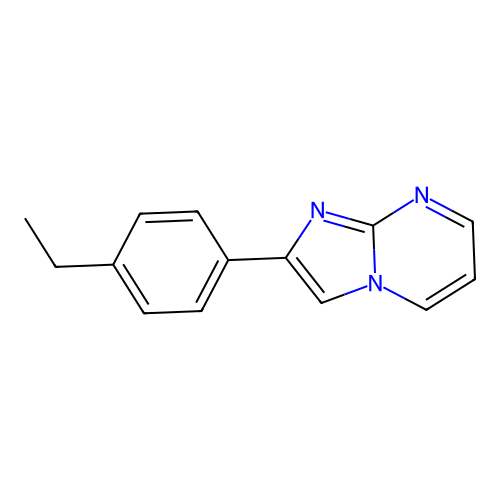 2-(4-Ethylphenyl)imidazo[1,2-a]pyrimidine structure