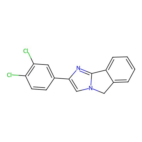 2-(3,4-dichlorophenyl)-5H-imidazo[2,1-a]isoindole structure