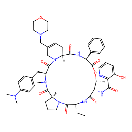 Linopristin structure