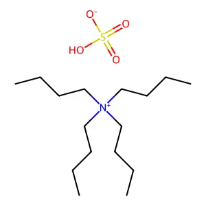 Tetrabutylammonium hydrogen sulfate structure