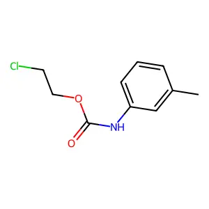 Carbamic acid, (3-methylphenyl)-, 2-chloroethyl ester structure