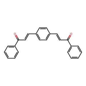 3,3''-(1,4-Phenylene)diacrylophenone structure