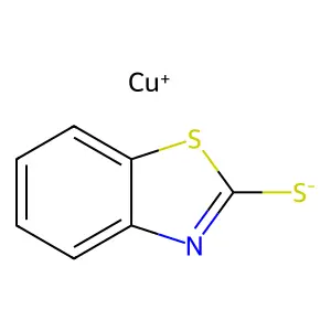 2(3H)-Benzothiazolethione, copper salt (1:?) structure
