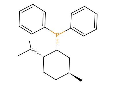 ((1S,2S,5R)-2-Isopropyl-5-methylcyclohexyl)-diphenylphosphine structure