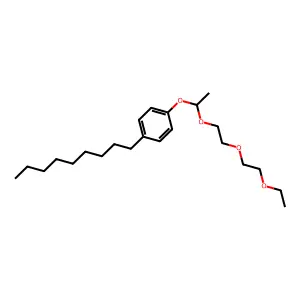 1-{1-[2-(2-Ethoxyethoxy)ethoxy]ethoxy}-4-nonylbenzene structure