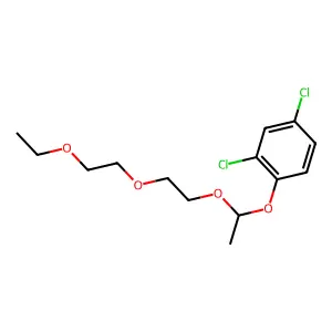 2,4-Dichloro-1-[1-[2-(2-ethoxyethoxy)ethoxy]ethoxy]benzene structure