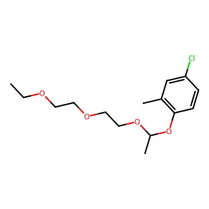 4-Chloro-1-{1-[2-(2-ethoxyethoxy)ethoxy]ethoxy}-2-methylbenzene structure