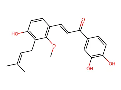 Licoagrochalcone C structure