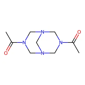 3,7-二乙酰基-1,3,5,7-四氮杂二环壬烷 structure