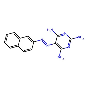 5-(beta-Naphthylazo)-2,4,6-triaminopyrimidine structure