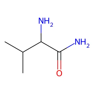 (R)-2-amino-3-methylbutanamide structure