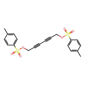 2,4-Hexadiyne-1,6-diol, 1,6-bis(4-methylbenzenesulfonate) structure
