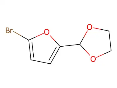 2-(4-Bromofuran-2-yl)-1,3-dioxolane structure