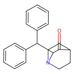 2-Benzhydryl-3-quinuclidinone structure